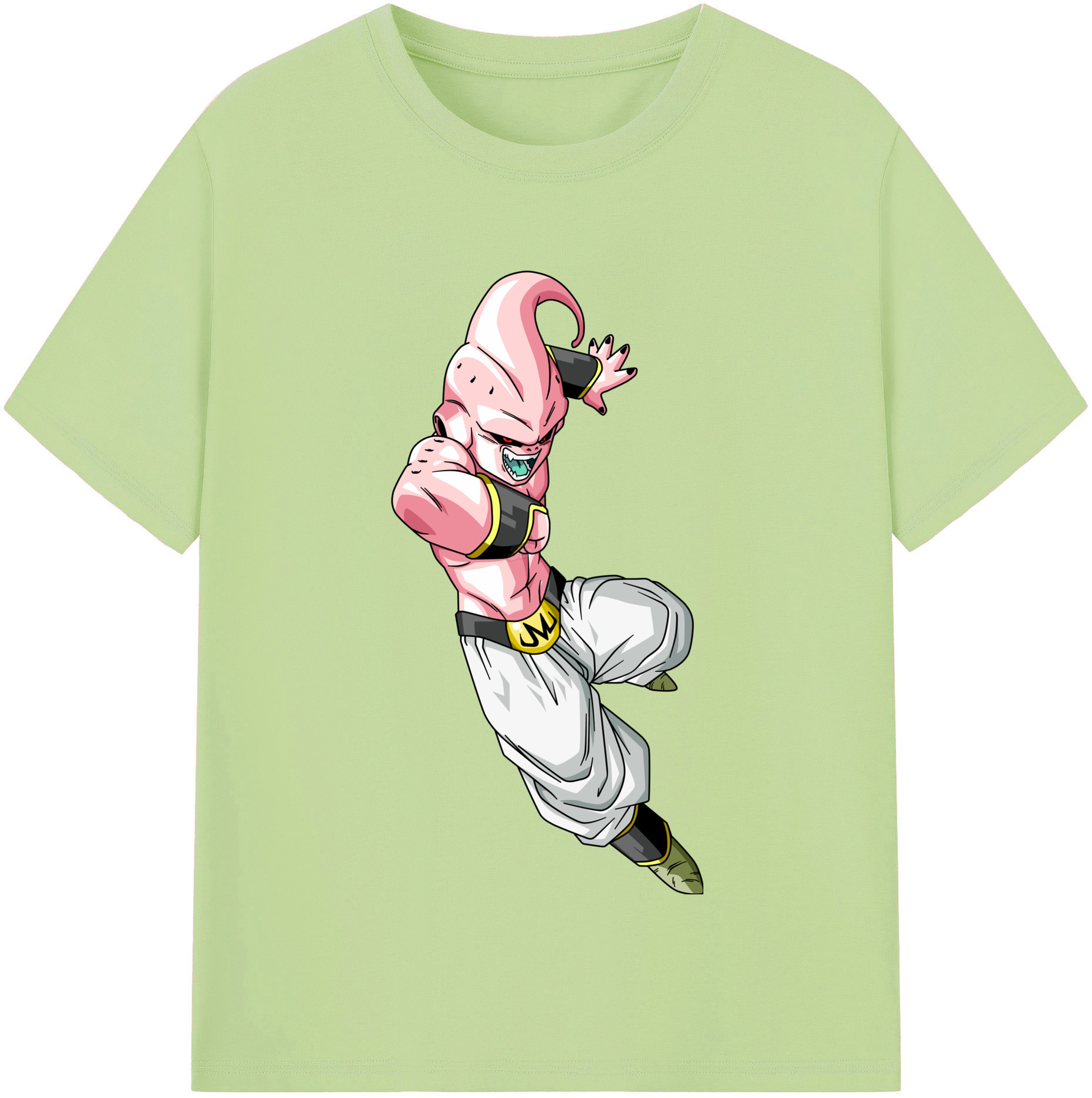 （画像用） ドラゴンボール 魔人ブウ DRAGON BALL Majin Buu 綿100％半袖Tシャツ（フロントプリント）